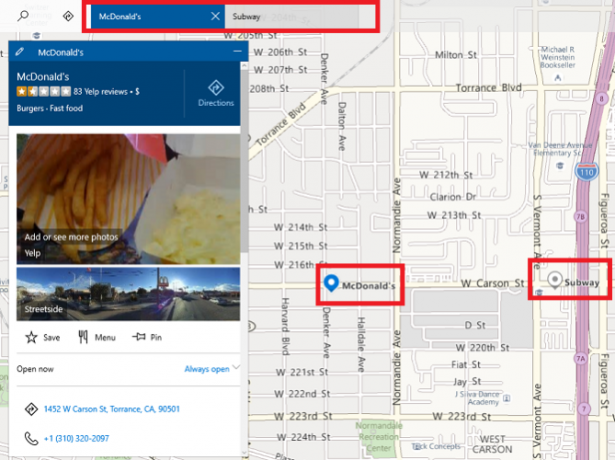 Windows Maps vs. Google Maps: 7 funkció a Windows nem jobb, a microsoft 669x500 rétegű eredményeket térképez fel