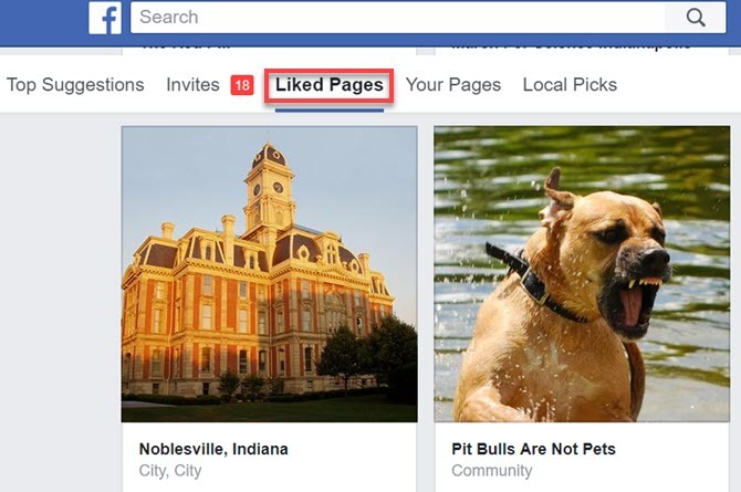 tetszett a Facebook oldalak