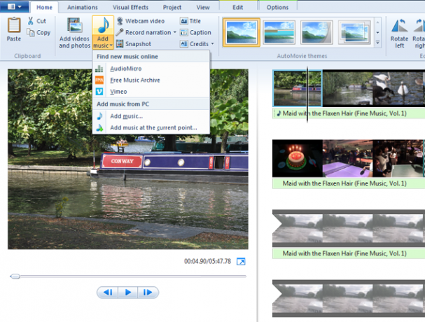 Windows-Movie-Maker-fájlok importálása