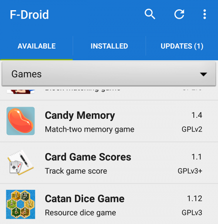 f-droid-android nyílt forrású