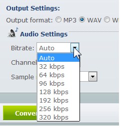 Apowersoft Free Online Audio Converter: A helyi média konvertálása különféle audio formátumok kimenetévé