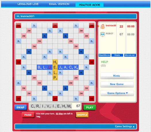 játszani Scrabble online ingyen