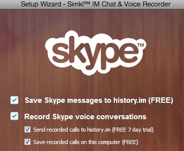 mentse a skype beszélgetéseket