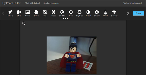 Fly Photo Editor for Facebook - Szerkesztés