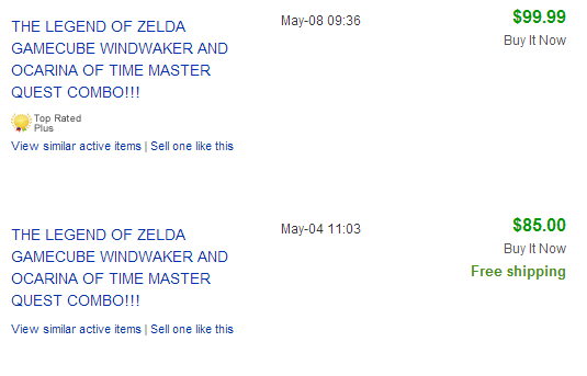 Zelda Wind Waker és Ocarina Master Quest Combo _ eBay