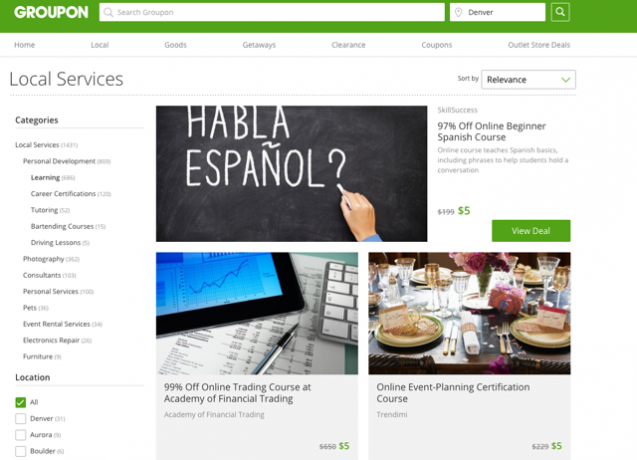 Groupon-learning