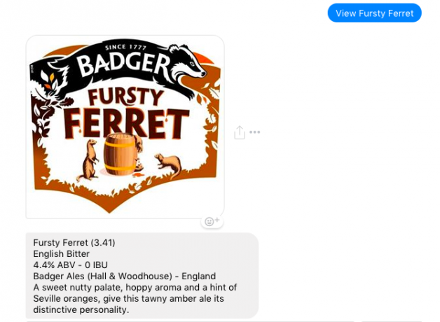 facebook messenger bot beerbot