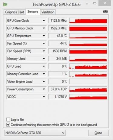 gpu-z alkalmazás