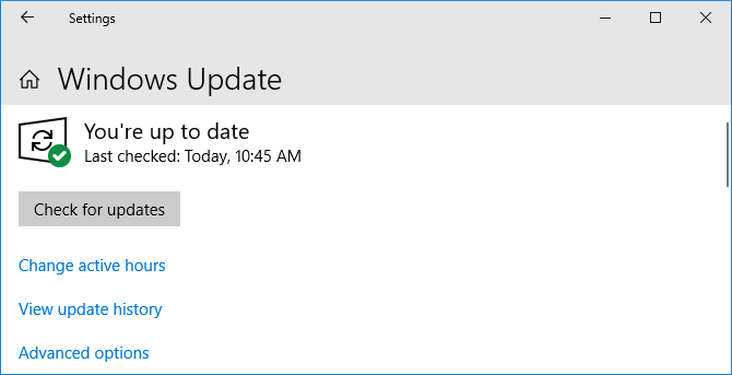 Keressen frissítéseket a Windows 10 rendszerben
