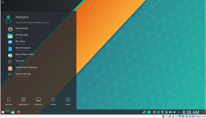 Népszerű Linux Apps Distros 2018 - Manjaro 3