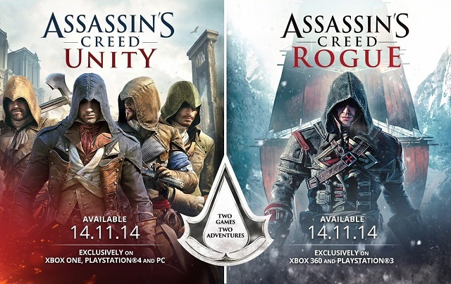 Assassins Creed Rogue és Unity