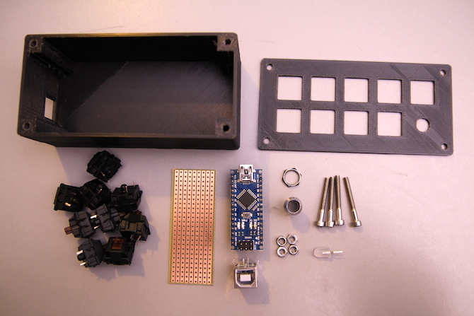 Arduino parancsikon alkatrészek
