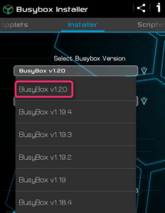 busybox telepítő