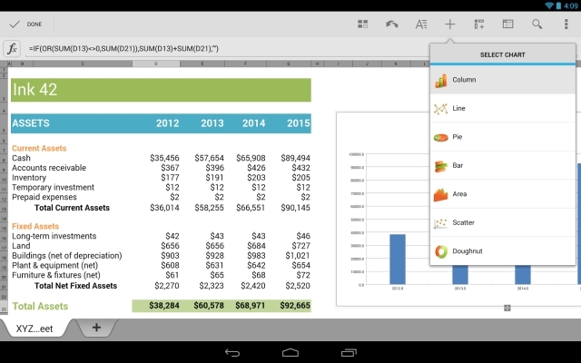 QuickOffice-Google-Drive-Free-Android-iOS-Charts