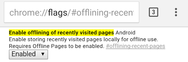 Chrome-flags-Android-közelmúltban látogatott oldalak