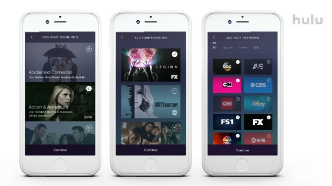 hulu képernyőképeket az iPhone-on