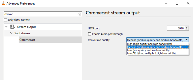 Hogyan lehet videókat közvetíteni a VLC-ről a Chromecastra. Muo szórakoztató vlc3 chromecast-átalakítási menü 1