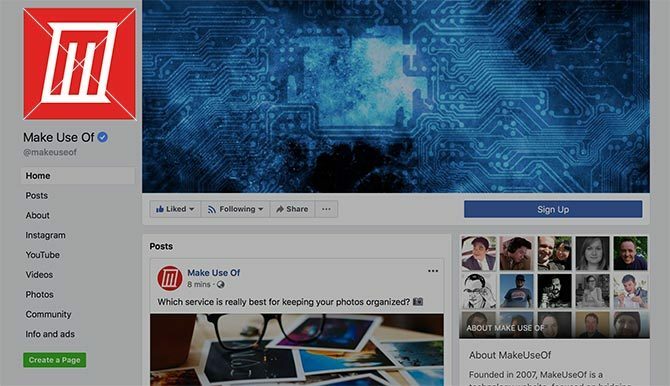 Facebook profil fotó mérete