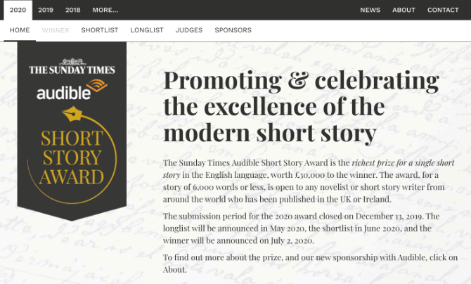 A Sunday Times Short Story Award nagyszerű módszer a kortárs szerzők és a 2010-es évek legjobb novelláinak felfedezésére