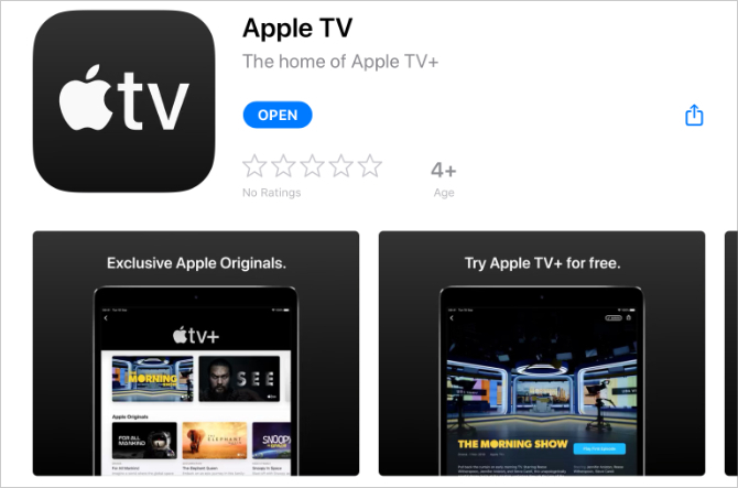 Apple TV az App Store-ban