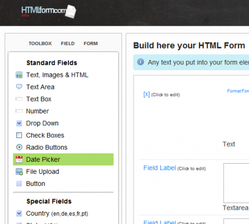 html formatervező