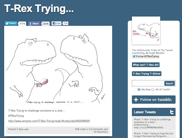 Szüksége van egy jó nevetésre? Kövesse ezeket a 10 Tumblr blogot TRex