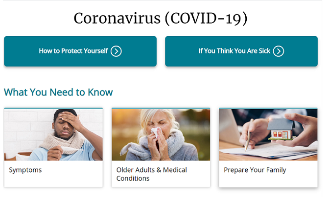 cdc koronavírus covid-19 információ
