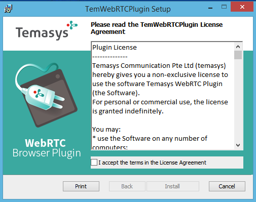 WebRTC-windows telepíteni