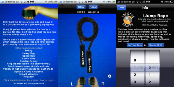 7 további egyedi és kreatív alkalmazás az iPhone iJumpRope-hoz
