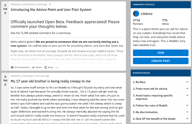 A legjobb reddit aldíjak, hogy bármilyen témában tanácsot kérjenek